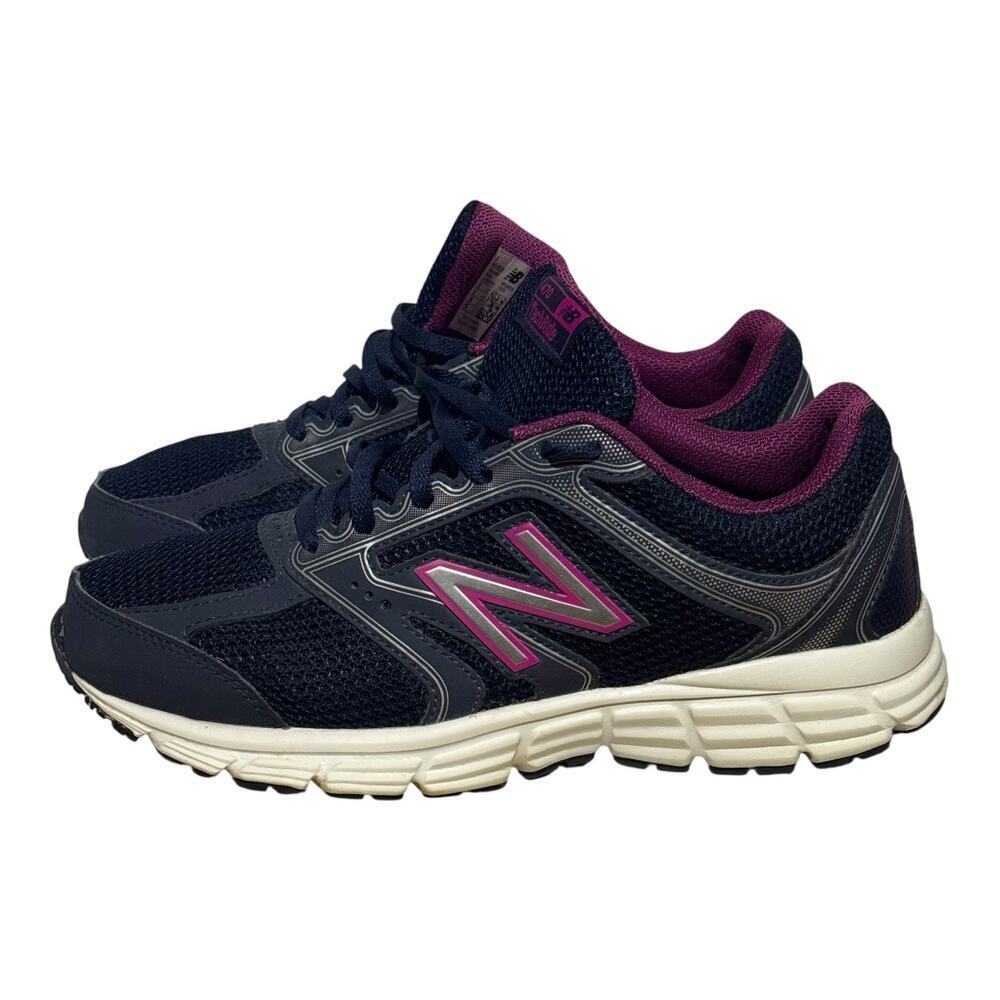 New Balance 470v2 W470LP2 Navy Pink Shoes Women's Size 8 Cushion Sneakers - Picture 5 of 9